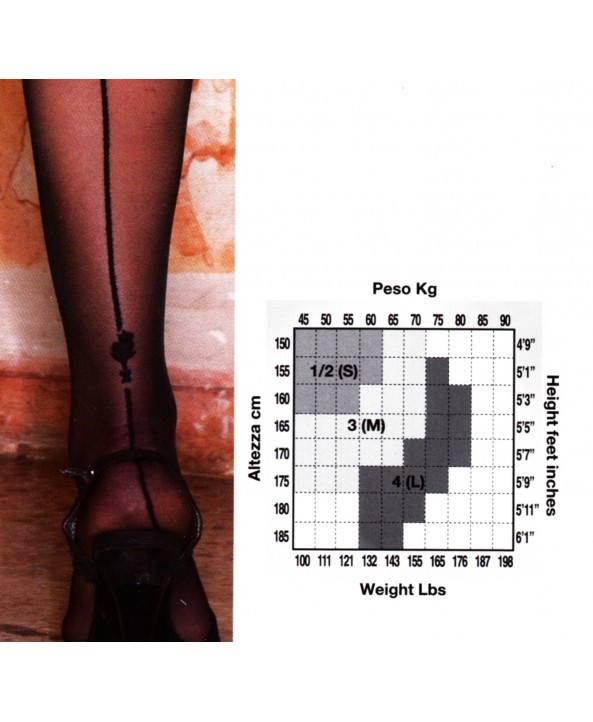 Фигурален чорапогащник с ръб